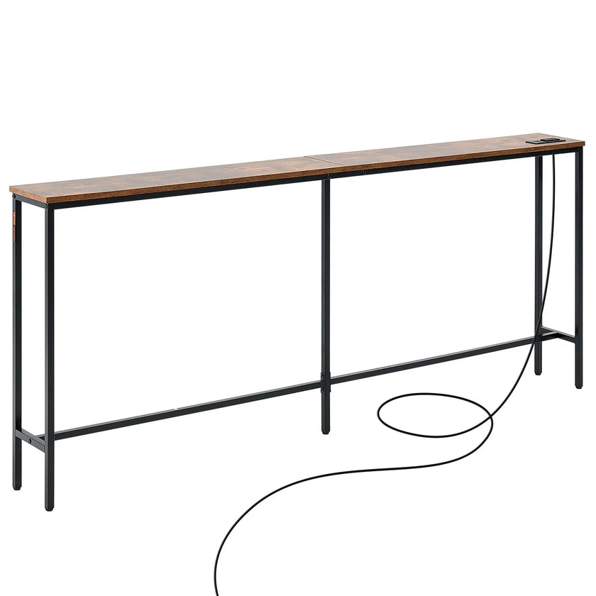 VEVOR Narrow Console Sofa Table Couch Table 70.9” for Entryway & Living Room