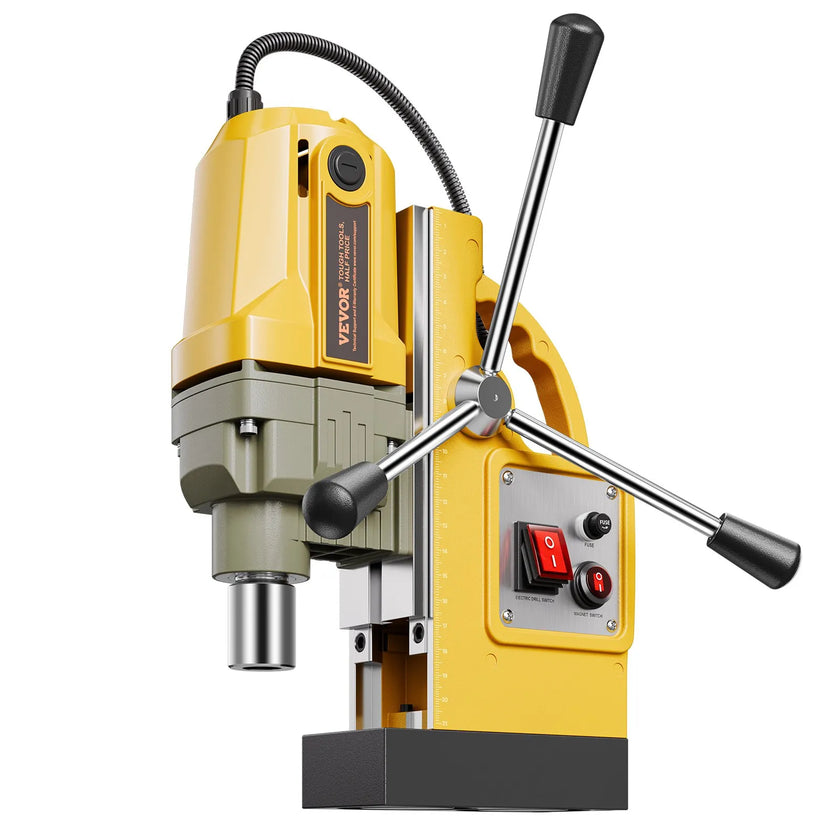 Magnetic Drill 1400W 2810 lbf Mag Drill Press 1.6 in Boring Diameter 11 Bits
