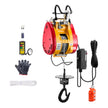 VEVOR 2-in-1 Portable Electric Hoist Winch 1100LBS Wired/Wireless Remote Control
