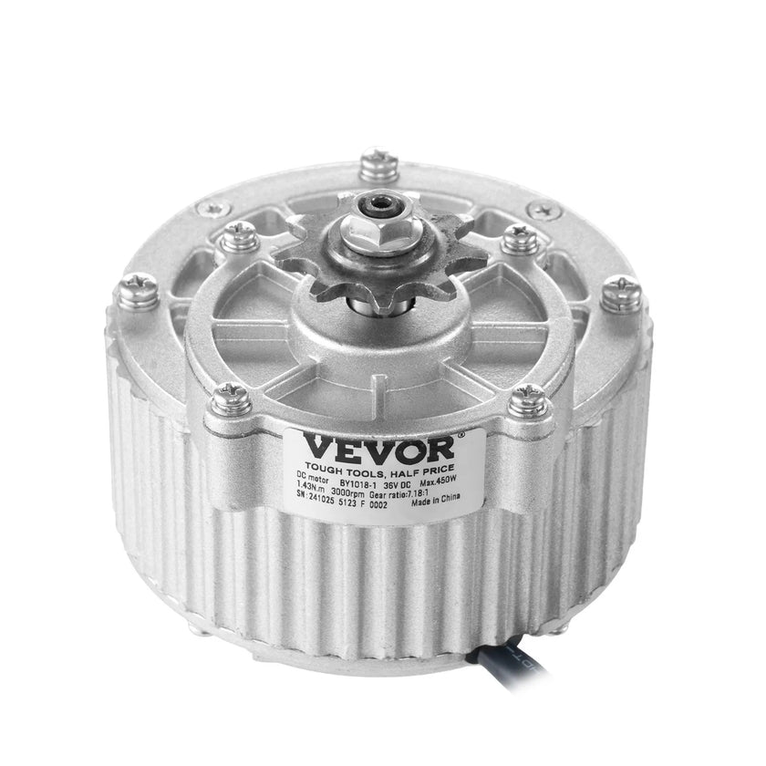 VEVOR 450W Electric Brushed DC Motor Kit 36V 3000rpm Motor with Speed Controller