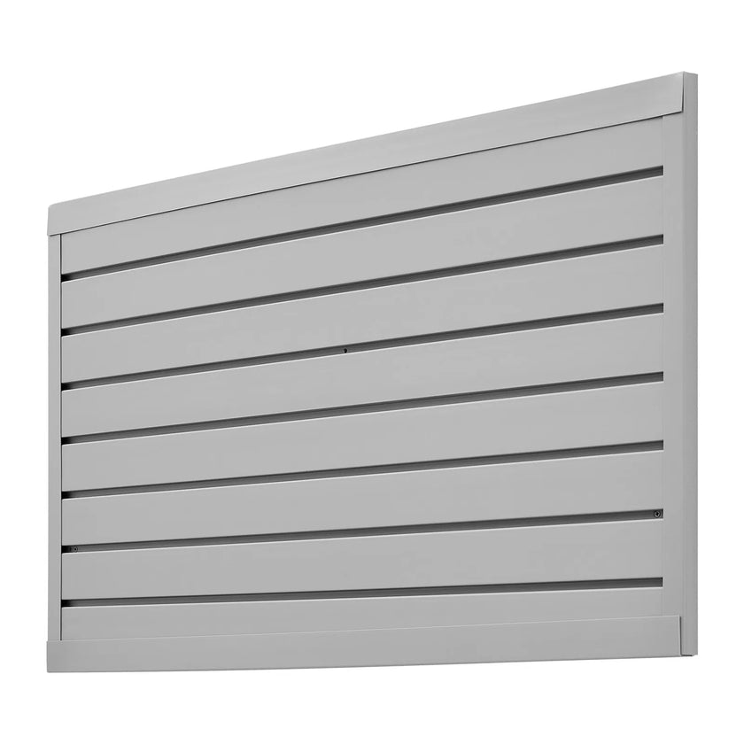 VEVOR 2 x 4 ft Slat Wall Paneling PVC Grey Garage Slatwall with Modular Design