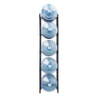 VEVOR 5 Tiers Water Jug Holder Single Row Water Bottle Rack for 5 Bottles Black