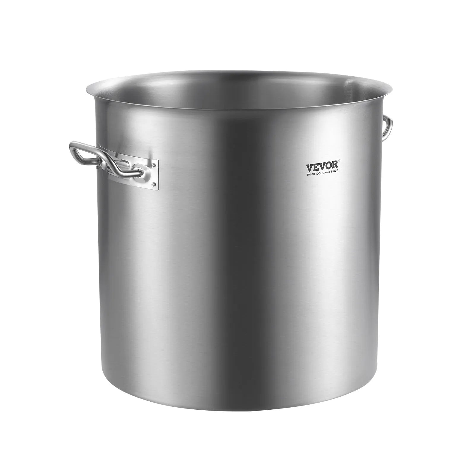 VEVOR 53QT Stainless Steel Stockpot Cooking Kitchen Sauce Pot with Lid Handle