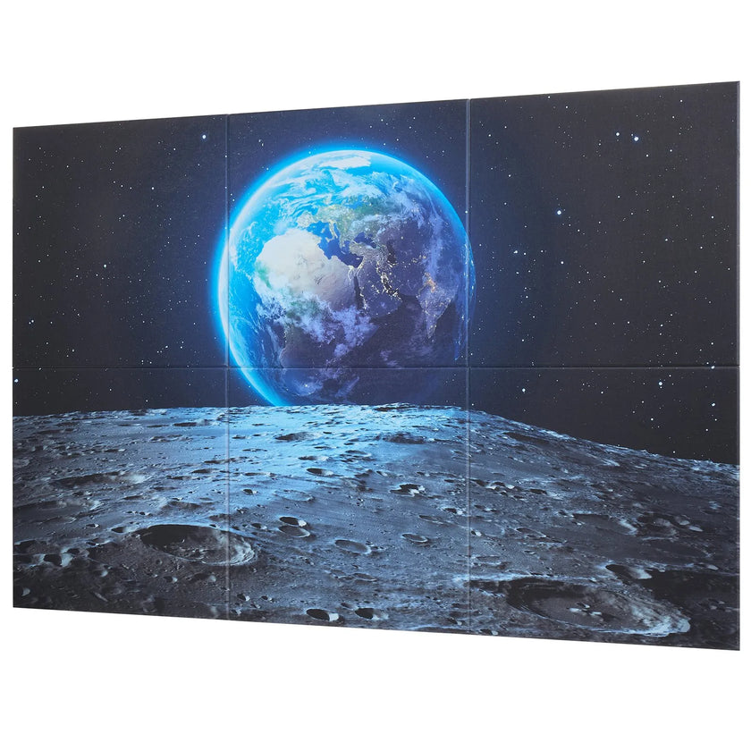 VEVOR 6 Pack Art Acoustic Panels 23.6 x 23.6 inch Self Adhesive for Home Earth