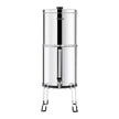 VEVOR 2.25G Gravity-fed Water Filter Countertop System Stainless Steel 4 Filters