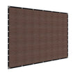 VEVOR 90% Sun Shade Cloth Privacy Screen 10 x 12 ft for Patio Garden (Brown)