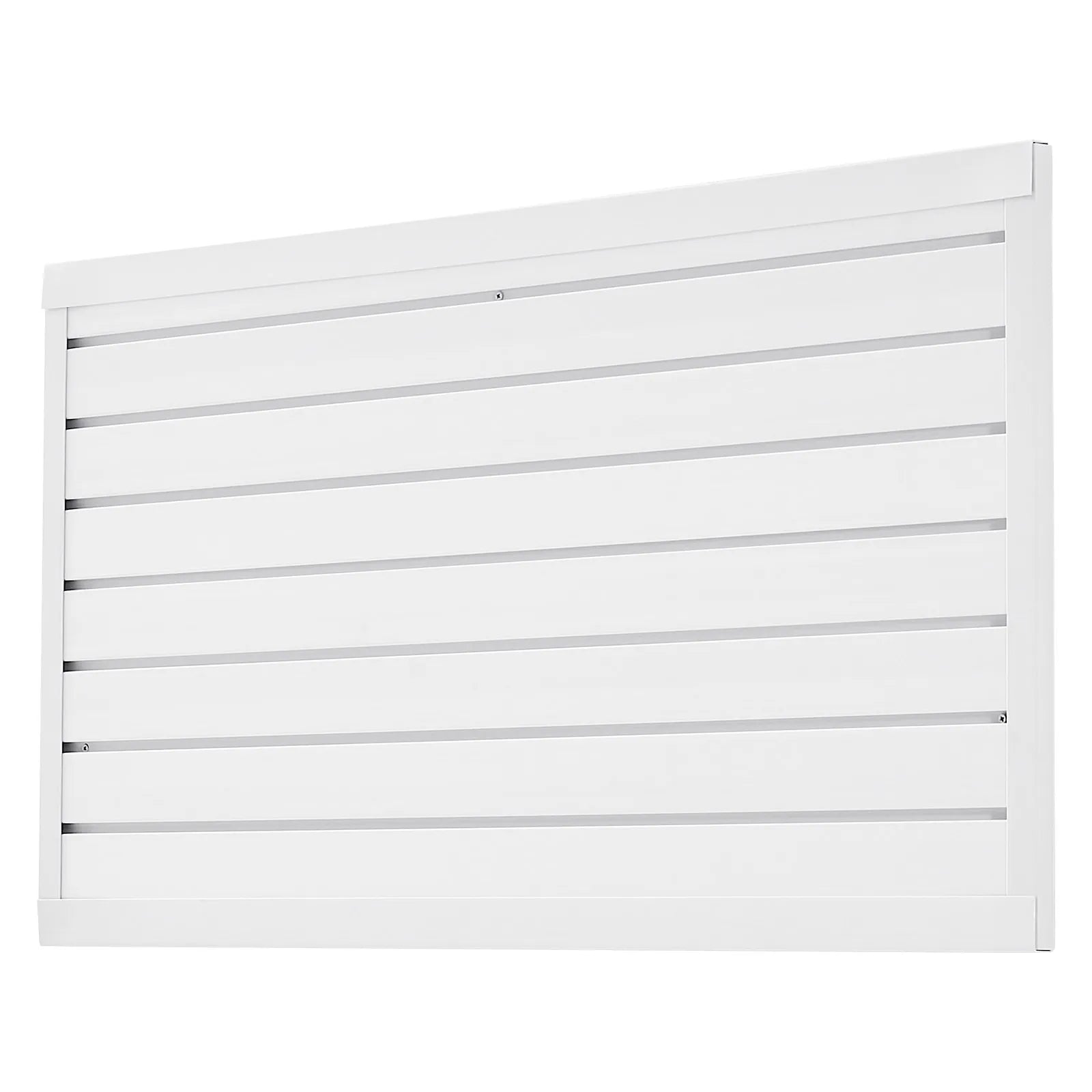 VEVOR 2 x 4 ft Slat Wall Paneling PVC White Garage Slatwall with Modular Design