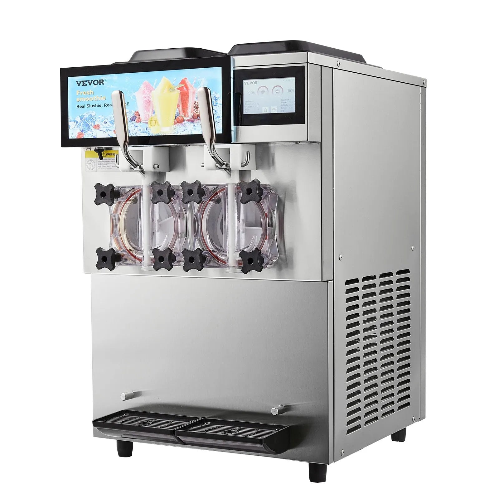 VEVOR 2 x 12L/3.17 Gal Commercial Slushy Machine Margarita Smoothie Frozen Drink