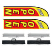 VEVOR Open Flags for Business Advertising Flags and Poles for Outside 16.3 FT