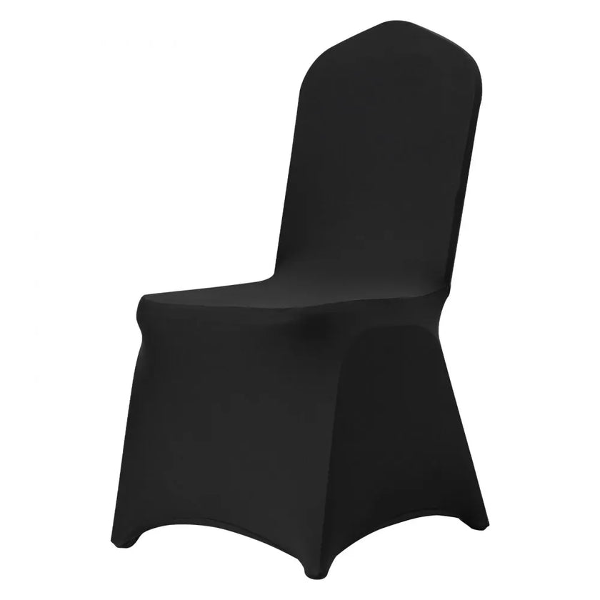 VEVOR 30PCS Black Stretch Spandex Folding Chair Covers for Wedding Party Dining