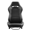 VEVOR 1 Set Racing Seat Adjustable Racing Chair with PVC Leather & Q235B Slider
