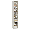 VEVOR 8 Tiers Narrow Bookshelf 71