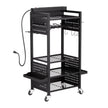 VEVOR 5-tier Tool Organizer Cart with Charging Station Garage Cart on Wheels