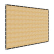VEVOR 90% Sun Shade Cloth Privacy Screen 12 x 20 ft for Patio Garden (Beige)