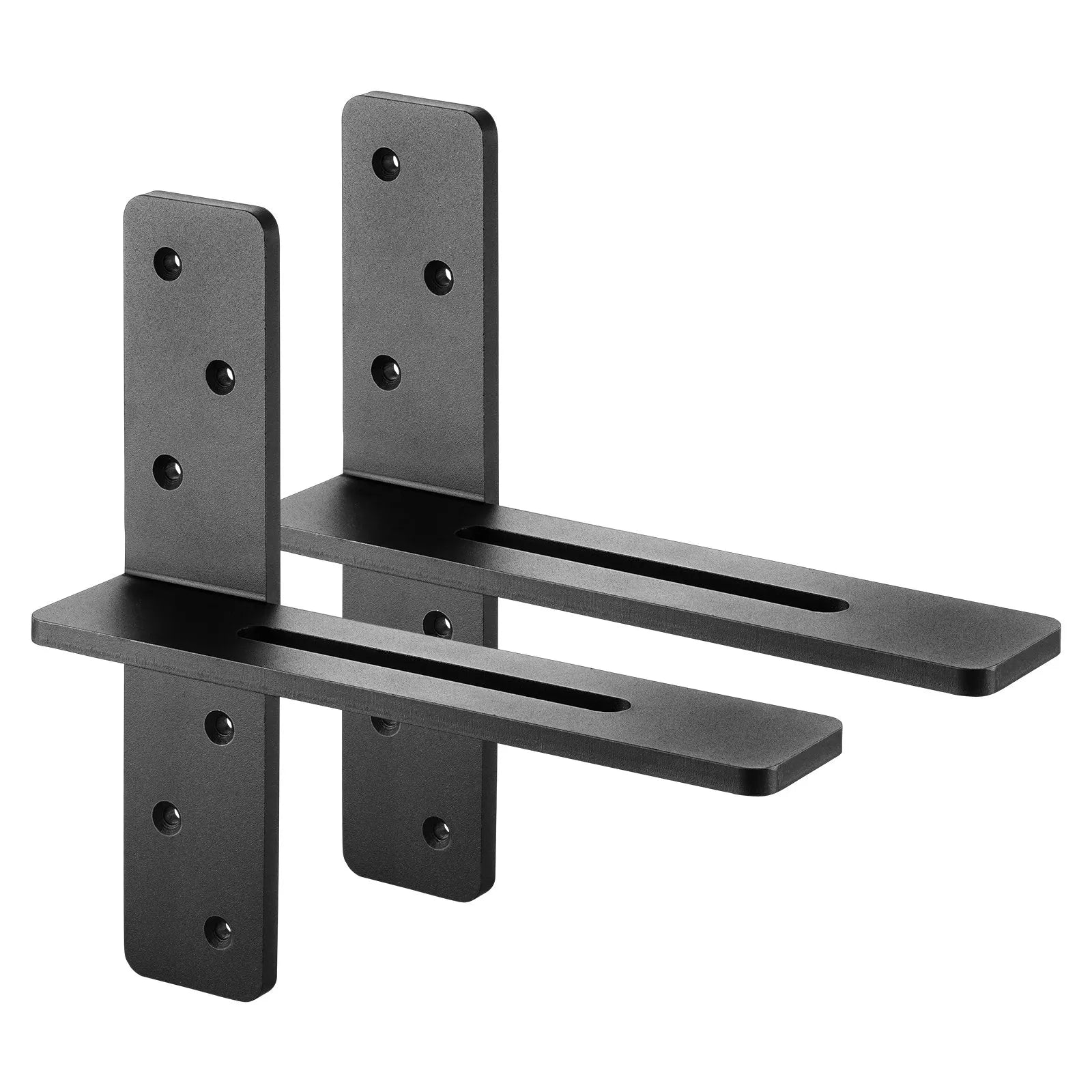 VEVOR 2 Pcs Shelf Brackets 12 inch / 304.8 mm Heavy Duty Floating Shelf Brackets