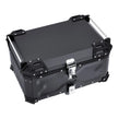 VEVOR 65L Motorcycle Top Case Universal Motorbike Tail Box with Leather Lining