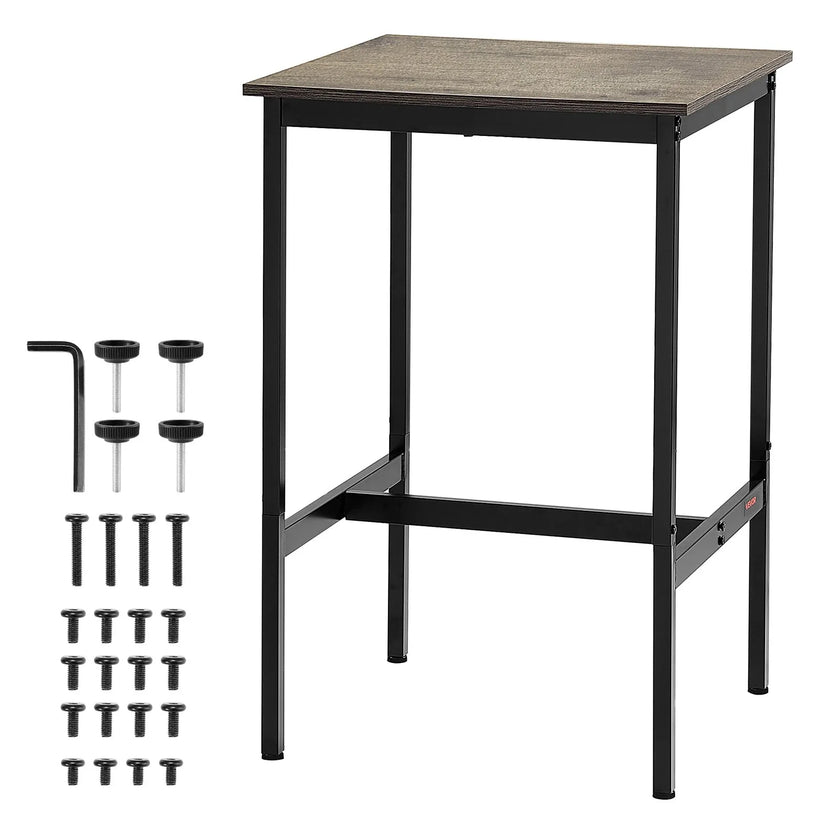 VEVOR 24 in Bar Table Height Pub Table Cocktail Coffee Counter Kitchen Dining