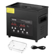 VEVOR 3L Ultra Sonic Cleaner Cleaning Machine with Basket Heater and Timer 120W