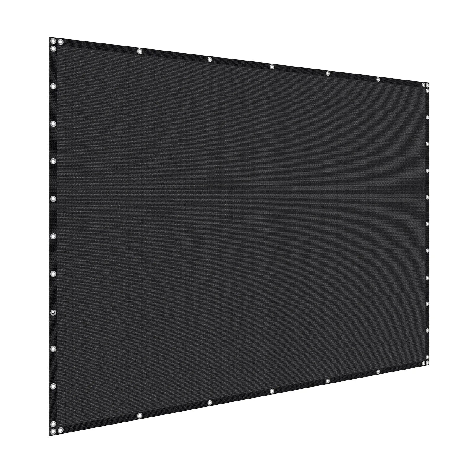 VEVOR 90% Sun Shade Cloth Privacy Screen 10 x 12 ft for Patio Garden (Black)