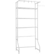 VEVOR Over Washer and Dryer Storage Shelf Single Row 3 Tiers Washer Rack White