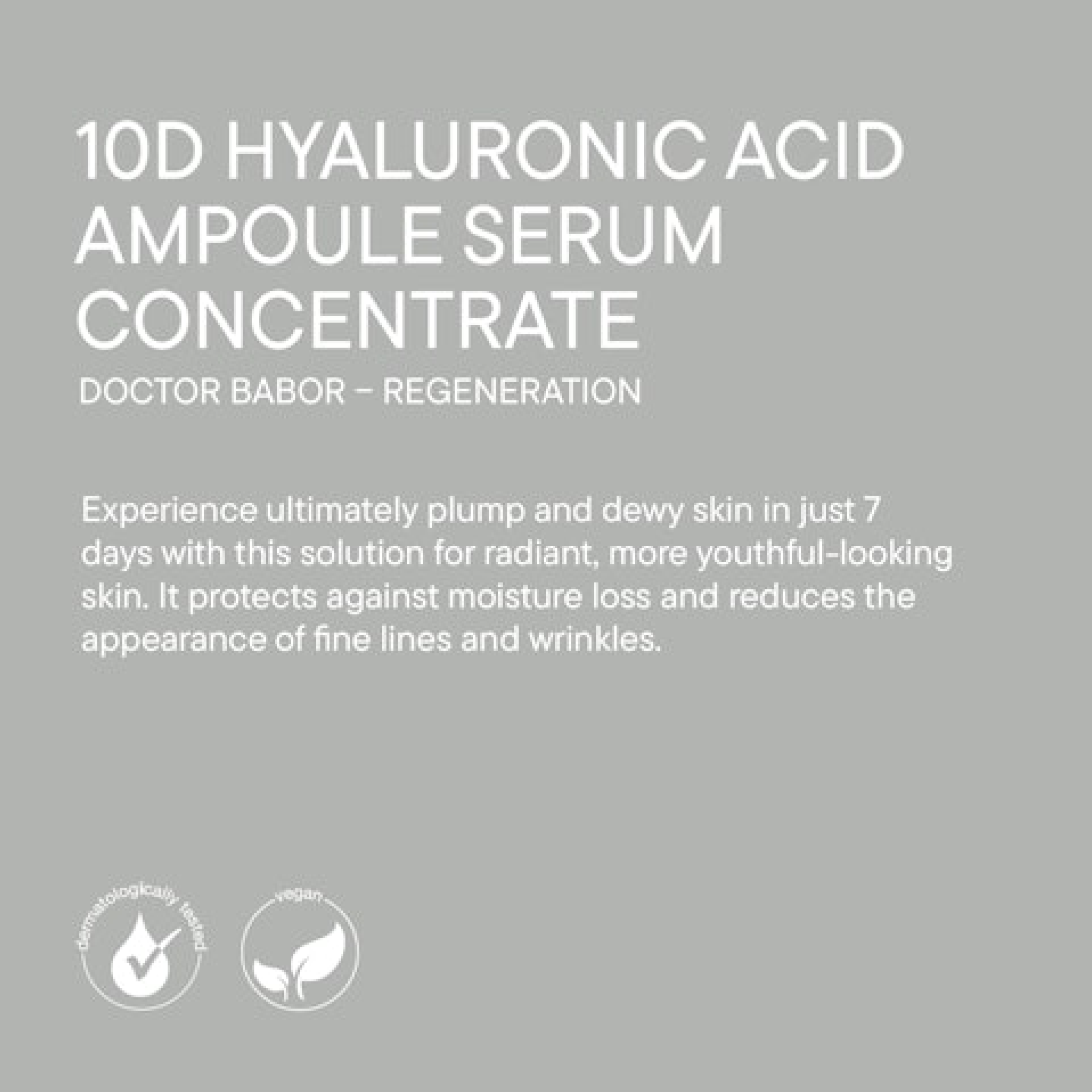 BABOR 10D Hyaluronic Acid Ampoule Serum Concentrate