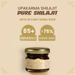 Résine de Shilajit Pure Upakarma Ayurveda avec poussière d'or