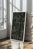 WILD SCRIPT, Oeuvre sur toile étirée