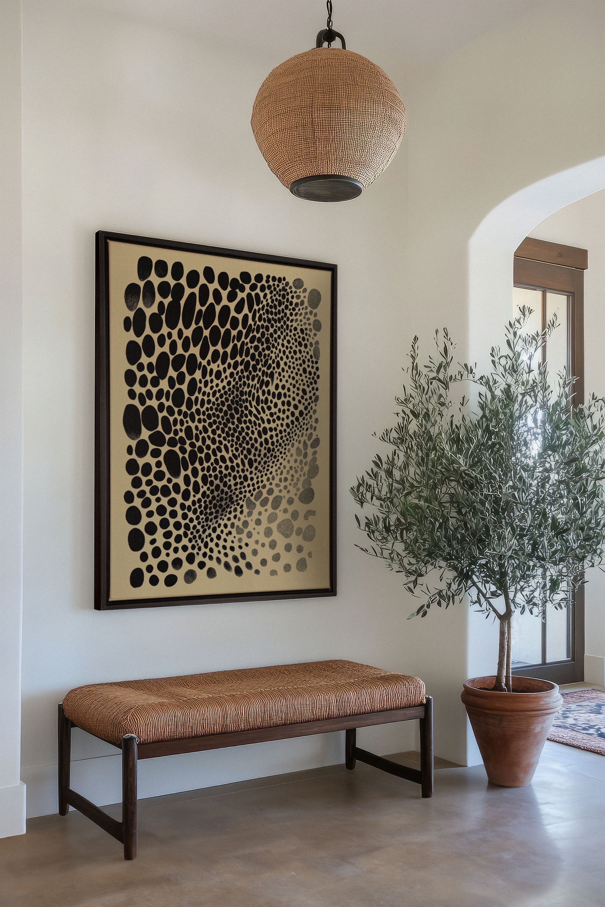 DARK BURST, Oeuvre sur toile étirée