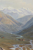 MONTS ÉTERNELS, CADRE VINTAGE ARGENT