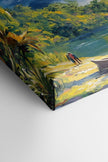 TROPICAL HIGHLANDS, Oeuvre sur toile étirée