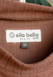 Chocolate Brown Ruffle Maternity Dress