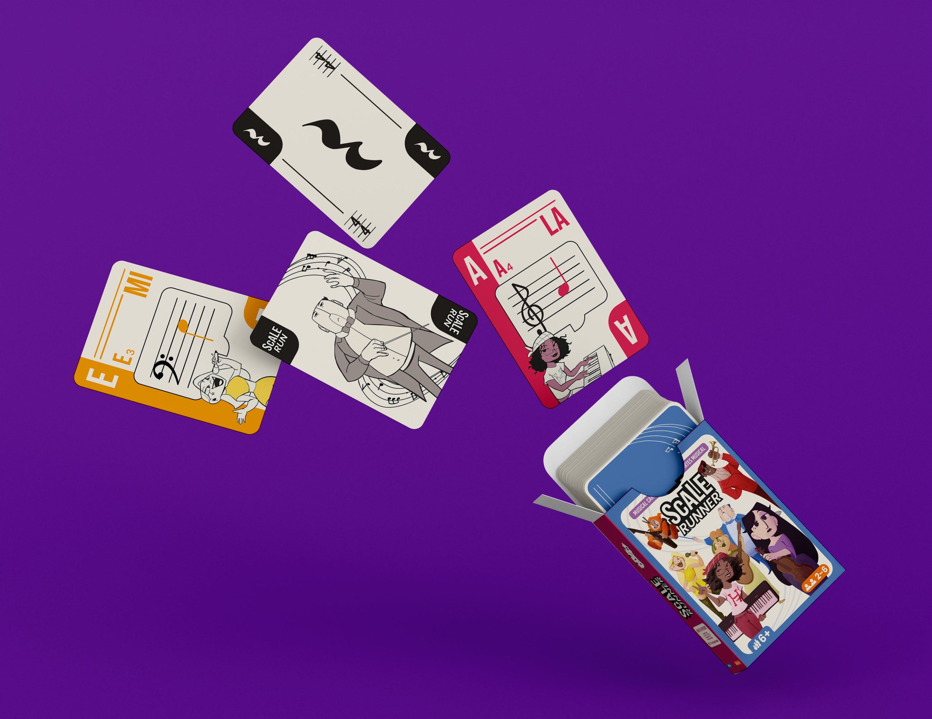 Scale Runner - Un jeu de cartes musicales