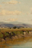 LUMIÈRE DE MIDI, CADRE VINTAGE OR