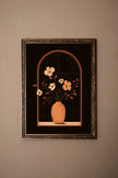 NUIT EN FLEURS, CADRE VINTAGE BRONZE