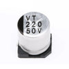 10 pcs 50V 220UF SMD Aluminum Electrolytic Capacitors