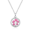 Open Round Hollow Perfume Box Necklace