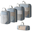 Travel Compression Packing Cubes Set – Mesh Storage Bags for Luggage