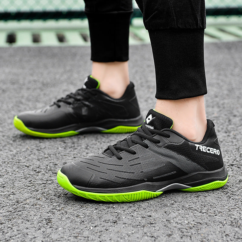 Breathable Volleyball Training Shoes – Unisex Tendon Sole Sports Shoes Blue & Black