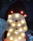 Christmas Scene Decoration With LED Lights Christmas Snowman Ornaments