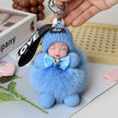 Cute Sleeping Doll Plush Doll Keychain Pendant Backpack Handbag Wallet Accessories