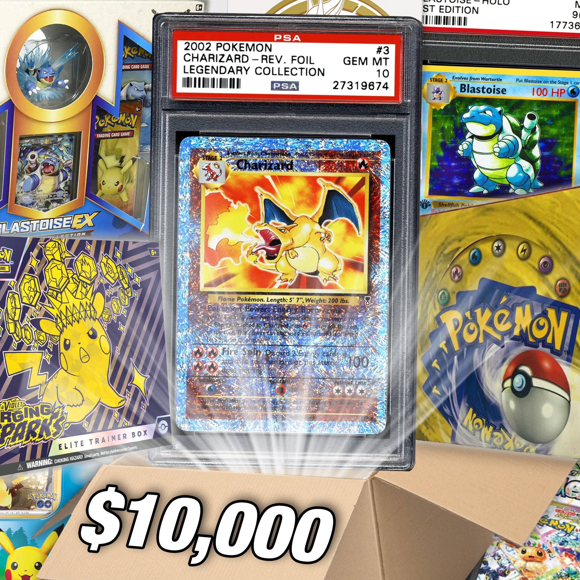 The Pokemon Card $1000 Box! - Assorted Pokémon Trading Cards