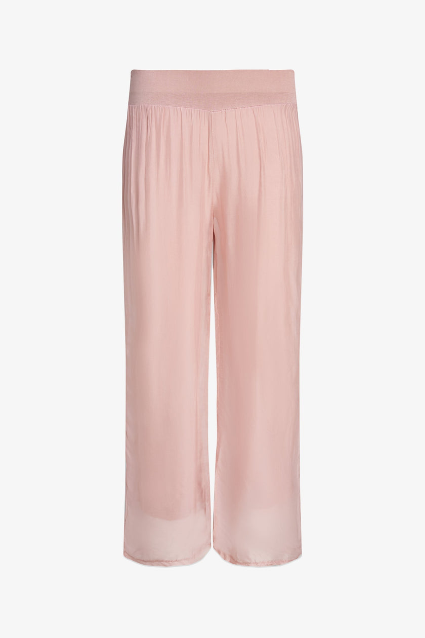 Women's Knit Woven Combo Trousers