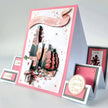 Die Cut Decoupage – Champagne And Roses (Pack Of 3)