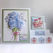 Die Cut Decoupage – Blue Roses And Cupcake (Pack Of 3)
