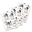 Die Cut Decoupage – Snowman With Gifts (Pack Of 3)
