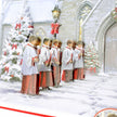Die Cut Decoupage – Choirboy Snowscene (Pack Of 3)
