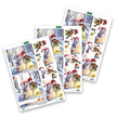 Die Cut Decoupage – Snow Couple Violin (Pack Of 3)