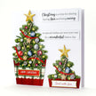 Die Cut Decoupage – Poinsettia and Christmas Tree (Pack Of 4)