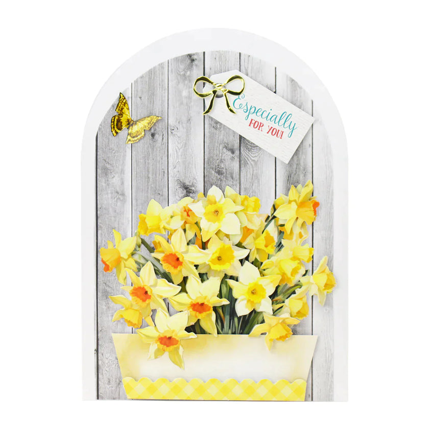 Die Cut Decoupage – Daffodil, Tulip & Poppy Bouquet (pack of 3)