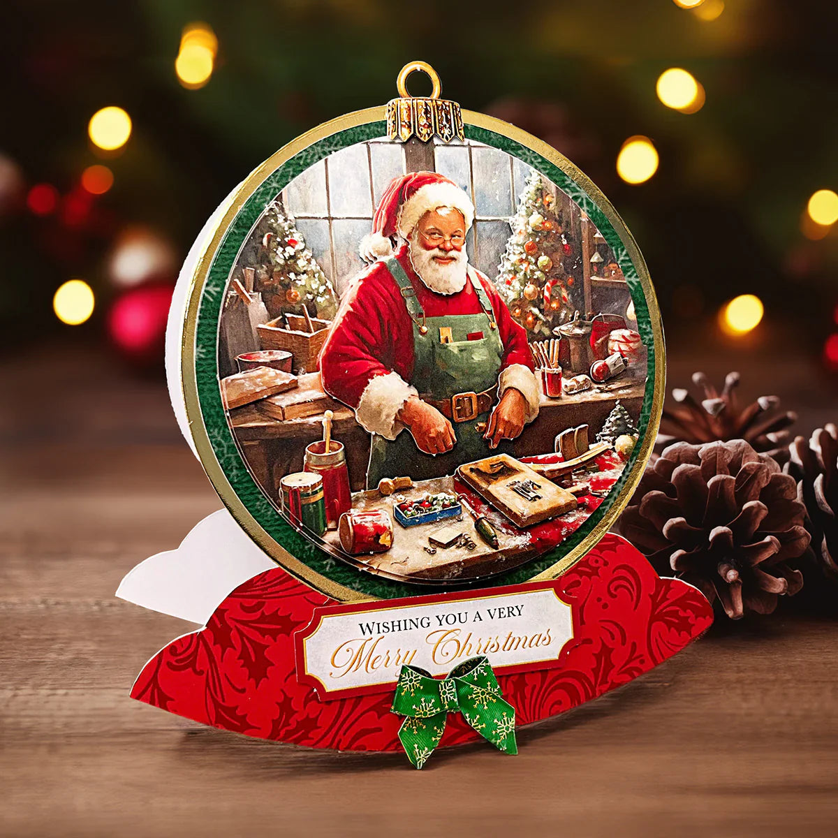 Die Cut Decoupage – Christmas Bauble Selection (pack of 12)